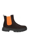 At.p.co At. P.co Man Ankle Boots Dark Brown Size 10 Soft Leather