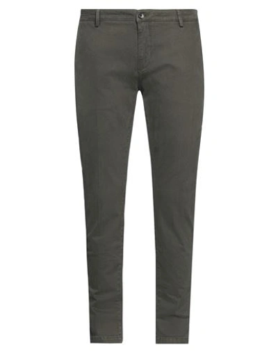 Yan Simmon Man Pants Military Green Size 28 Cotton, Polyester, Elastane In Green
