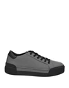 Vic Matie Vic Matiē Man Sneakers Grey Size 7 Soft Leather