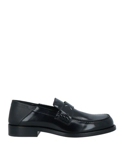 Maison Margiela Woman Loafers Black Size 11 Soft Leather