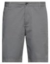 Armani Exchange Man Shorts & Bermuda Shorts Grey Size 28 Cotton, Elastane