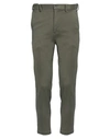 As You Are Man Pants Military Green Size 36 Cotton, Elastane