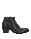 ROCCO P ROCCO P. WOMAN ANKLE BOOTS BLACK SIZE 10 SOFT LEATHER