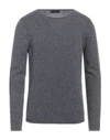 Lucques Man Sweater Midnight Blue Size 42 Merino Wool, Viscose, Polyamide, Cashmere