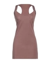 Diesel Woman Mini Dress Pastel Pink Size L Cotton, Elastane, Polyamide, Polyester