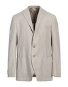Luigi Borrelli Napoli Man Suit Jacket Beige Size 44 Virgin Wool