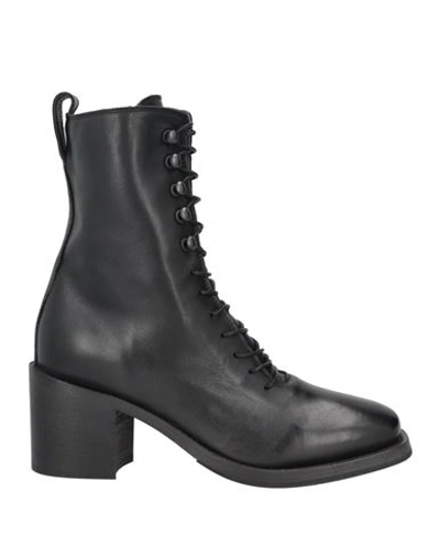 Moma Woman Ankle Boots Black Size 11 Calfskin