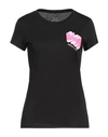 Armani Exchange Woman T-shirt Black Size M Cotton
