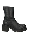 REPLAY REPLAY WOMAN ANKLE BOOTS BLACK SIZE 6 SOFT LEATHER