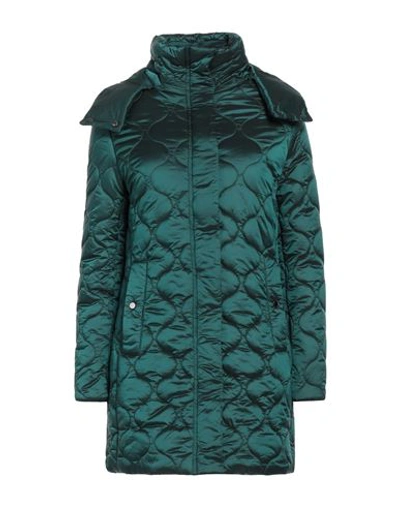Caractere Caractère Woman Puffer Emerald Green Size 6 Polyamide