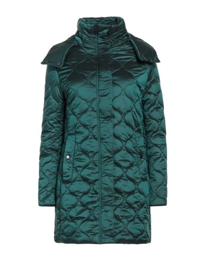 Caractere Caractère Woman Puffer Emerald Green Size 2 Polyamide