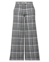 Ballantyne Woman Pants Grey Size 6 Wool, Cashmere In Grey