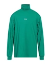 Msgm Man T-shirt Green Size Xl Cotton In Green