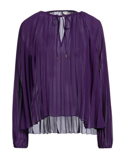 Vicolo Woman Blouse Purple Size Onesize Polyester