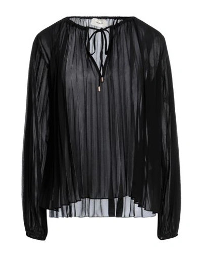 Vicolo Woman Blouse Black Size Onesize Polyester In Black