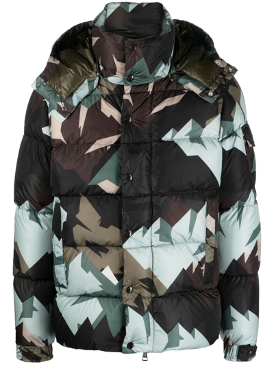 Moncler Mosa Down Jacket In Multicolour