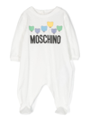 Moschino Logo-print Cotton Pajama In White