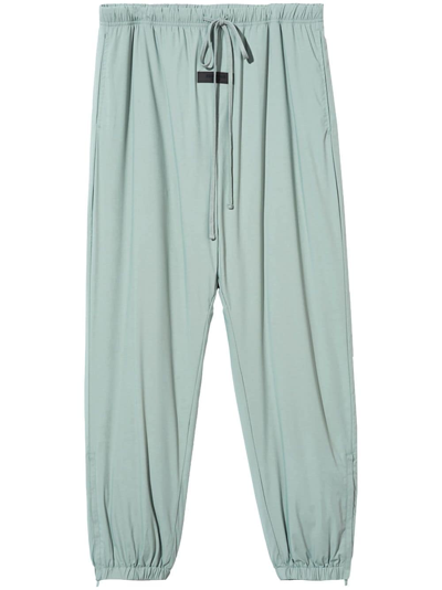 Essentials Ankle-zips Drawstring Track Pants In Green