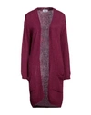 Niū Woman Cardigan Mauve Size S Acrylic, Polyamide, Alpaca Wool, Viscose, Polyester In Purple
