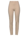 Patrizia Pepe Woman Pants Beige Size 8 Cotton, Polyamide, Elastane
