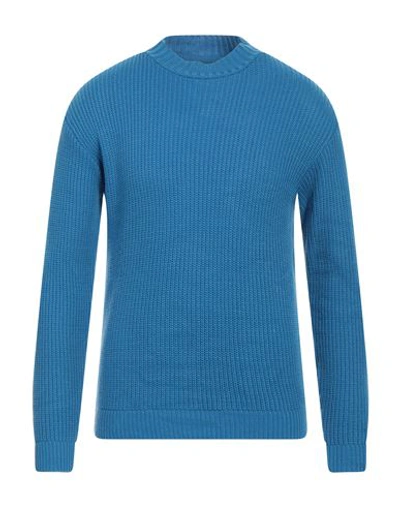 Stilosophy Man Sweater Azure Size S Acrylic, Wool In Blue