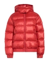 Twinset Woman Down Jacket Red Size 8 Polyester