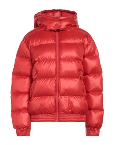 Twinset Woman Down Jacket Red Size 8 Polyester In Red