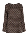 Kartika Woman Blouse Brown Size 8 Viscose In Brown