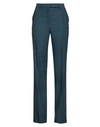 Ferragamo Woman Pants Pastel Blue Size 10 Virgin Wool In Green