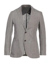 Liu •jo Man Man Blazer Grey Size 34 Linen In Grey