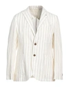 Liu •jo Man Man Blazer Off White Size 42 Linen