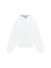 Alexander Wang Gender Inclusive Relaxed Fit Essential Terry Cloth Hoodie In White
