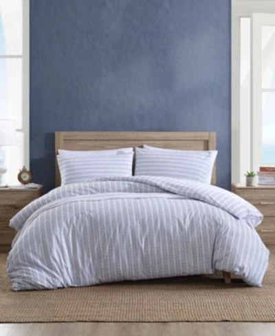 NAUTICA BEAUX STRIPE COTTON REVERSIBLE DUVET COVERS