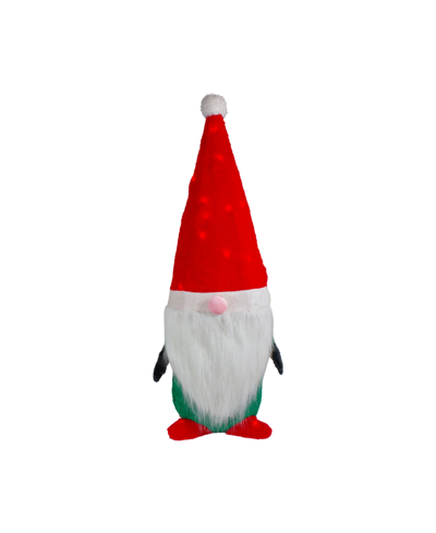 Northlight Lighted Christmas Gnome Yard Decoration 35" In White