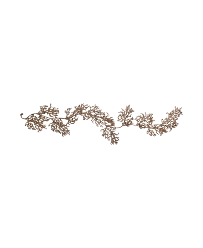 Northlight 6' Rose Artificial Christmas Garland In Gold