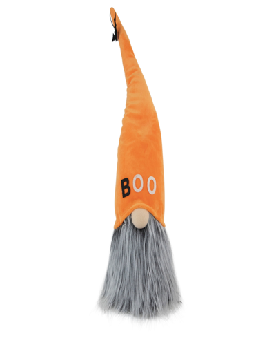 Northlight 19.75" "boo" Standing Halloween Gnome In Orange