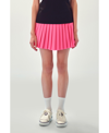 English Factory Sportswear Pleated Stretch Skort In Fuchsia