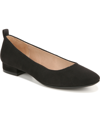 Lifestride Cameo Flat In Black Eco-microfiber