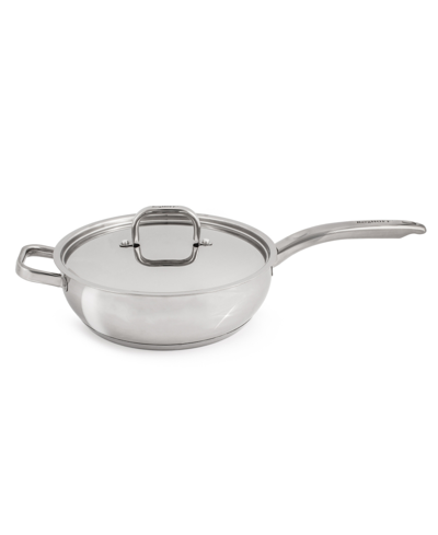 Berghoff Belly 18/10 Stainless Steel 9.5" Skillet With Lid In Silver