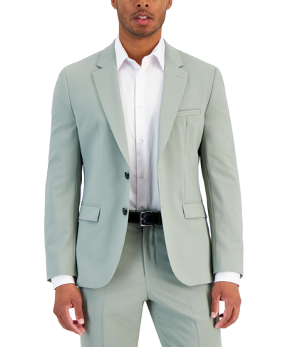 Hugo By  Boss Men's Modern-fit Celery Suit Jacket In Green
