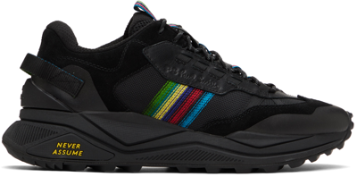 Ps By Paul Smith Never Assume Low-top Sneakers In 79 Blacks