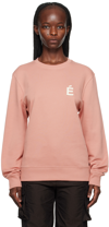 Etudes Studio Pink Story Patch Sweatshirt In Pink