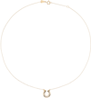 ADINA REYTER GOLD BAGUETTE HORSESHOE NECKLACE