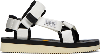Suicoke White Depa-v2 Sandals