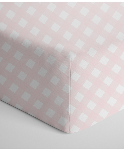 Living Textiles Baby Girls Cotton Jersey Crib Sheet In Pink