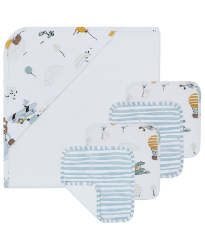 Living Textiles Baby Boys Bath Gift Set, 5 Piece In Multicolor