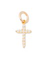 Brook & York "14k Gold" Josephine Cross Charm In Gold