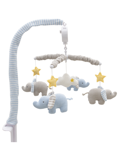 Living Textiles Baby Boys Knitted Musical Mobile In Blue