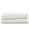 Blue Loom Lilly Cotton And Rayon From Bamboo 2 Piece Bath Towel Set, 56" X 30" In White