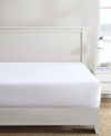 Nautica Solid Cotton Percale Fitted Sheet, Twin/twin Xl In Deck White